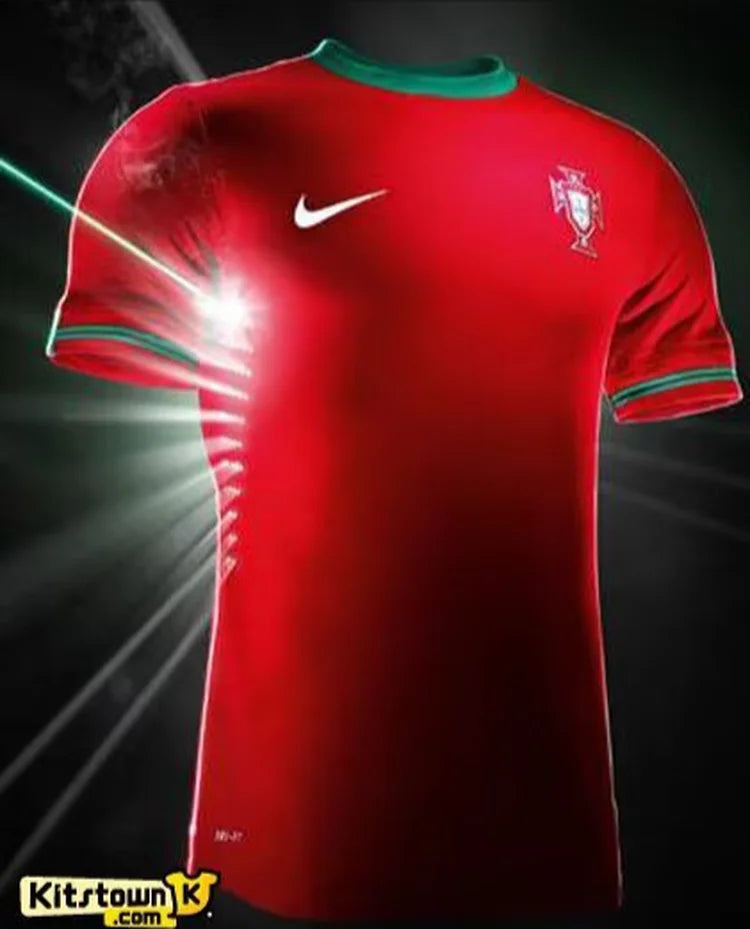 Maillots Homme Domicile Portugal 2012 Rouge S-3XL