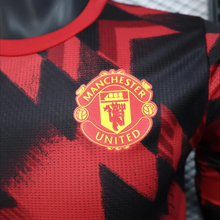 Maillots Homme Entraînement Manchester United 25/26 Rouge S-XXL