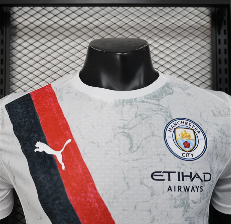 Maillots Homme Extérieur Manchester City 25/26 Bleu S-XXL