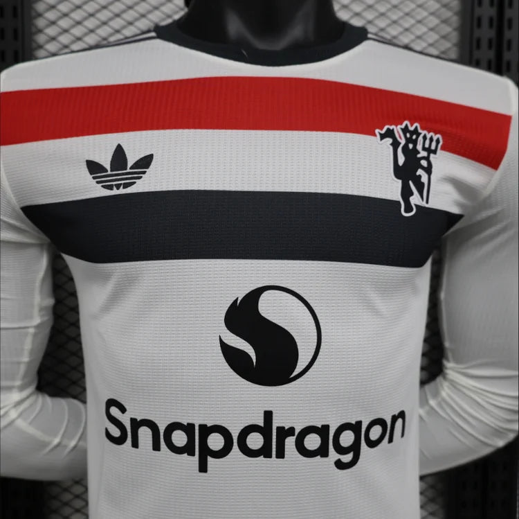 Maillots Homme Extérieur Manchester United 24/25 Blanc S-XXL