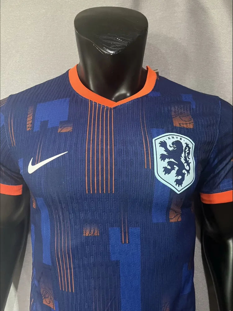 Maillots Homme Extérieur Pays-Bas 24/25 Bleu taille non précisée