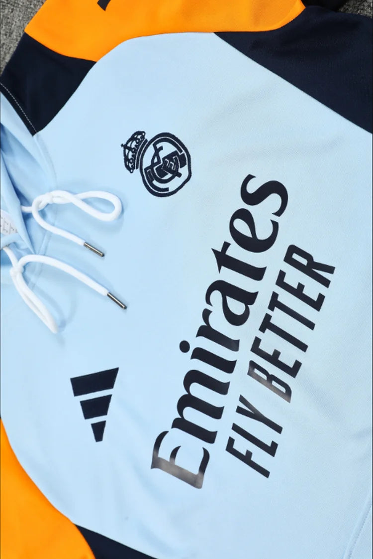 Survêtement Entraînement Real Madrid 2024/2025 Bleu ciel S-XXL