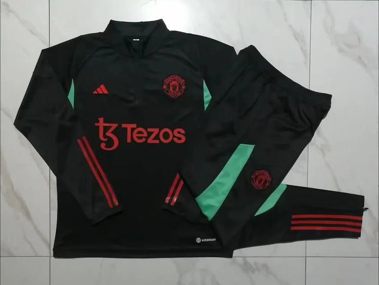 Survêtement Extérieur Manchester United 23/24 Noir S-XXL