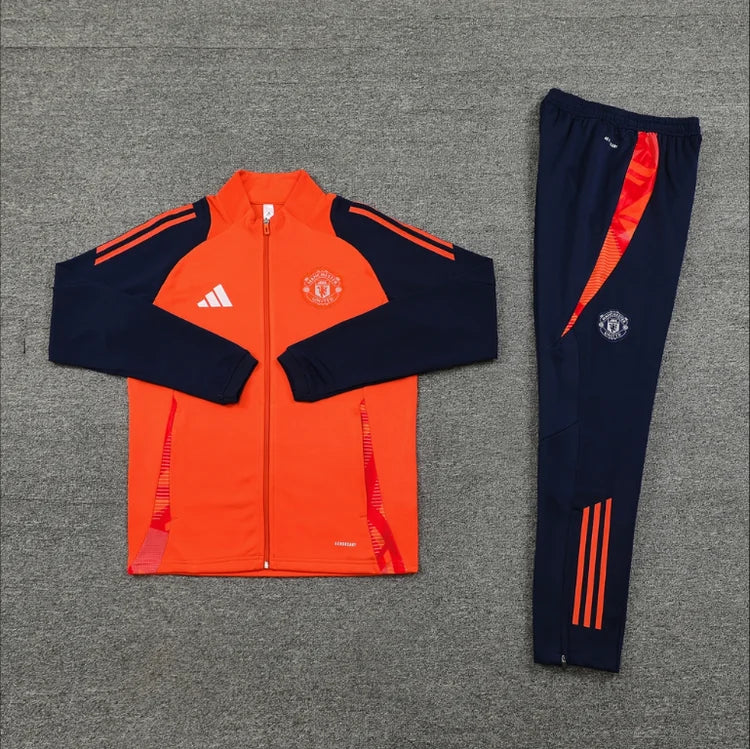 Ensemble Entraînement Manchester United 2024 Orange S-2XL