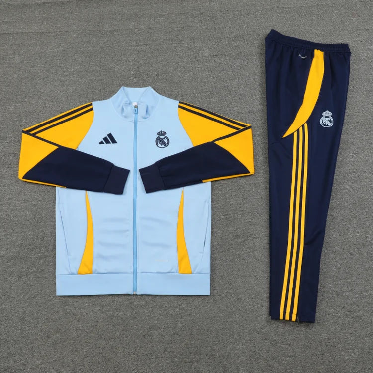 Ensemble Entraînement Real Madrid 24 Season Bleu Clair S-2XL
