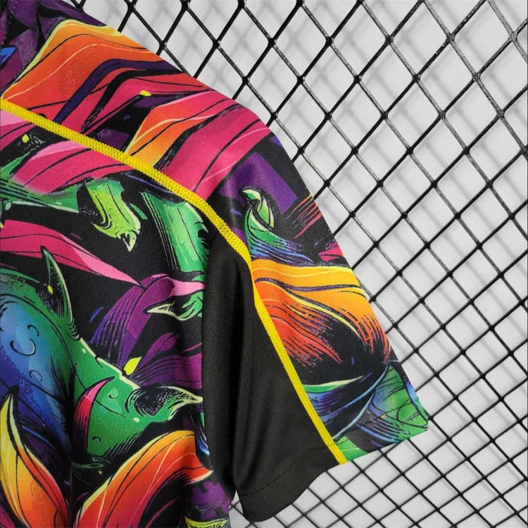 Maillots Extérieur Brésil 2022/2023 Camo Noir Taille non précisée