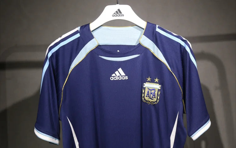 Maillots Homme Extérieur Argentine 2006 Bleu foncé S-3XL