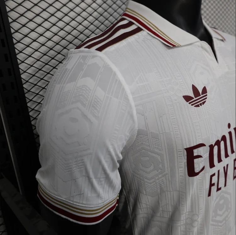 Maillots Homme Extérieur Arsenal 2025/2026 Blanc S-XXL