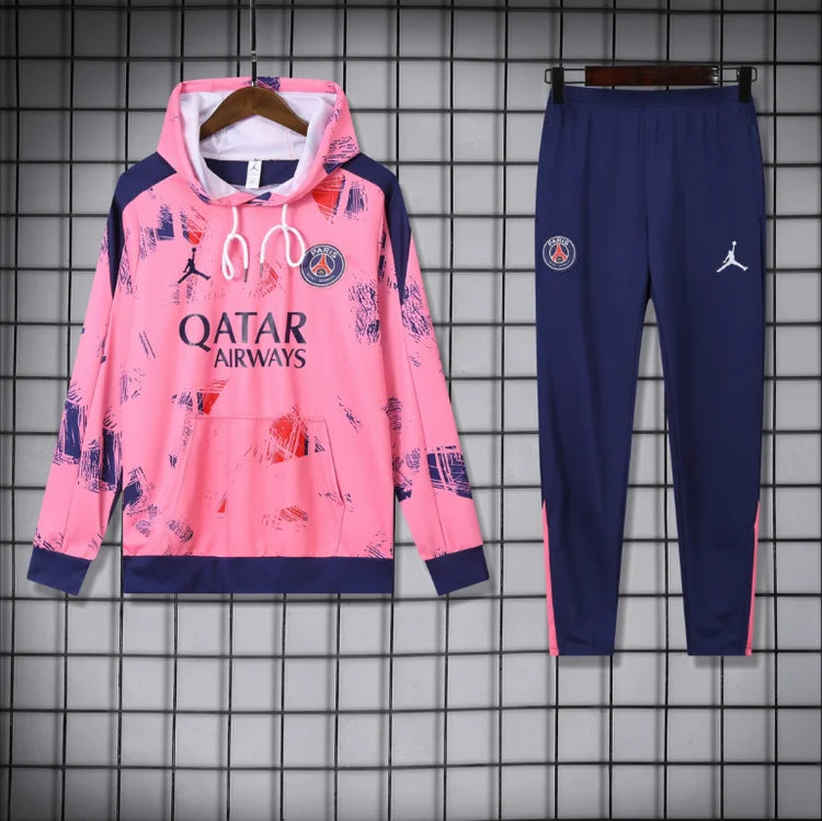 Survêtement Entraînement PSG 2024/2025 Rose S-XXL