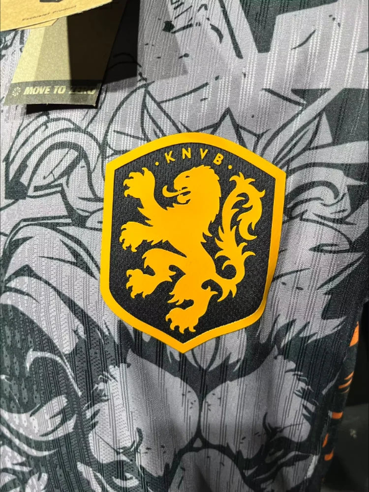Maillots Homme Domicile Netherlands 24/25 Noir S-3XL