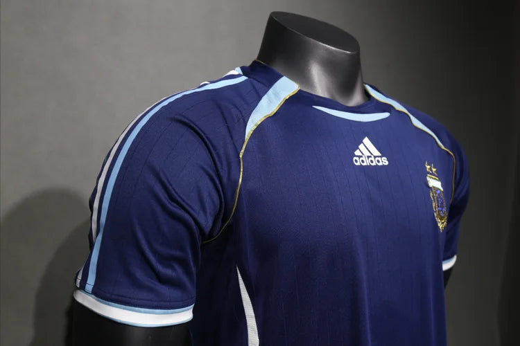 Maillots Homme Extérieur Argentine 2006 Bleu foncé S-3XL
