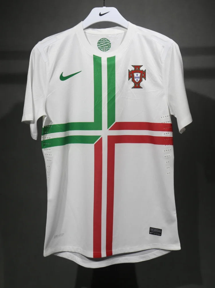 Maillots Homme Extérieur Portugal 2012 Blanc S-3XL