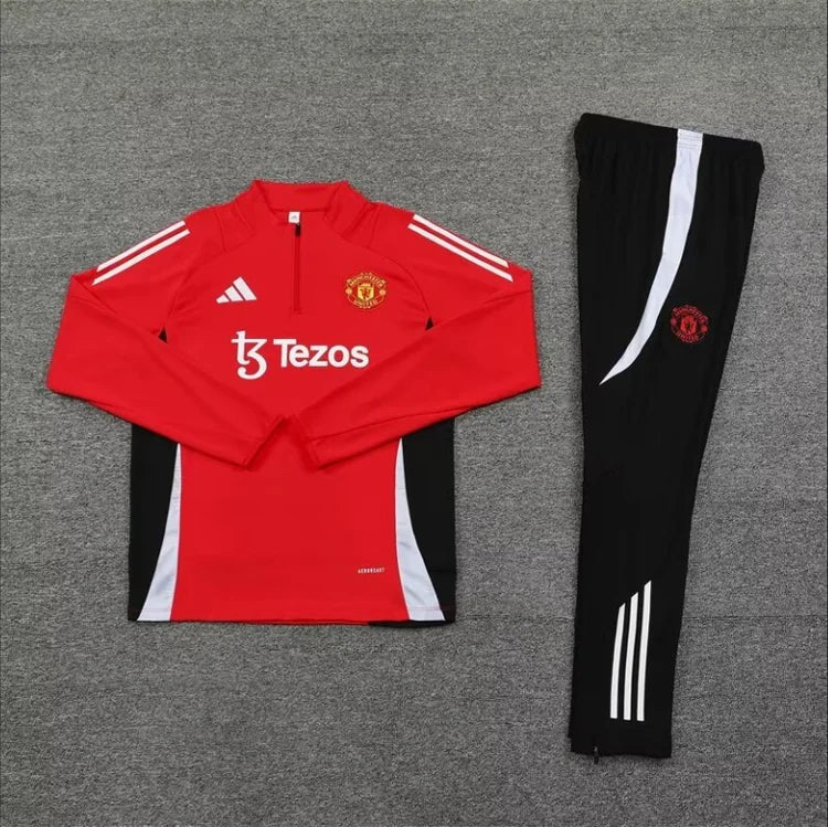 Survêtement Domicile Manchester United 24/25 Rouge S-XXL