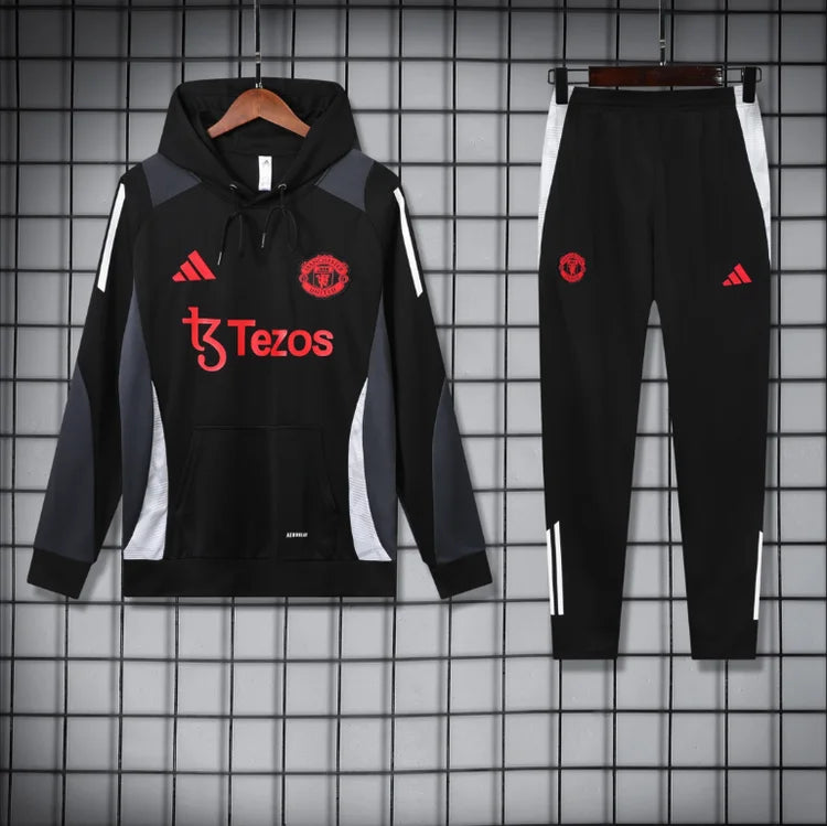 Survêtement Entraînement Manchester United 2024/2025 Noir S-XXL