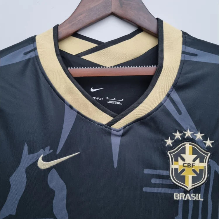 Maillots Femme Domicile Brésil 2022 Noir S-XL