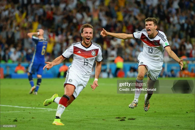 Maillots Homme Domicile Allemagne 2014 Blanc S-3XL