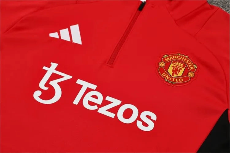 Survêtement Domicile Manchester United 24/25 Rouge S-XXL