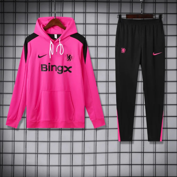 Survêtement Entraînement Chelsea 2024/2025 Rose S-XXL