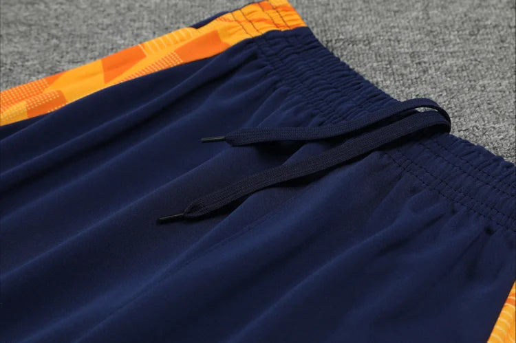 Survêtement Entraînement Real Madrid 2024/2025 Blanc et Bleu Foncé S-XXL