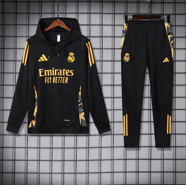 Survêtement Entraînement Real Madrid 2024/2025 Noir S-XXL