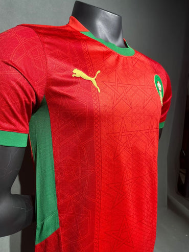 Maillots-Maroc -Domicile 2025/2026-Homme-CAN- Rouge
