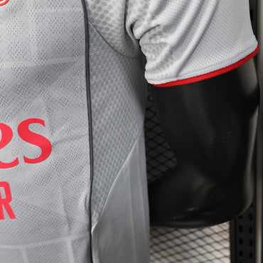 Maillots Olympique Lyonnais-2025/2026-second exterieur-Homme--Manches courtes-Blanc