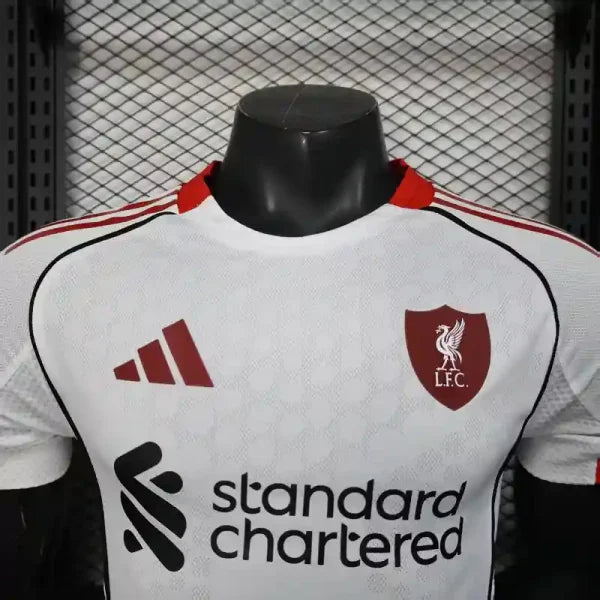 Maillots Liverpool FC 2025/2026 – Maillot Extérieur Homme (Blanc)