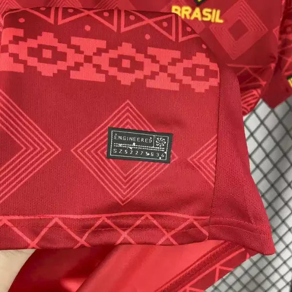 Maillot Brésil 2025/2026 Edition Copa 25 Manches Courtes- Copa America- Rouge