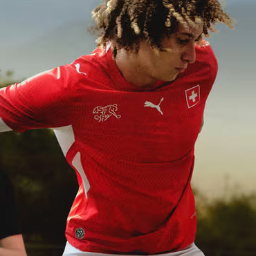 Maillot Suisse -Coupe du monde 2026/2027–Domicile - Manches Courtes