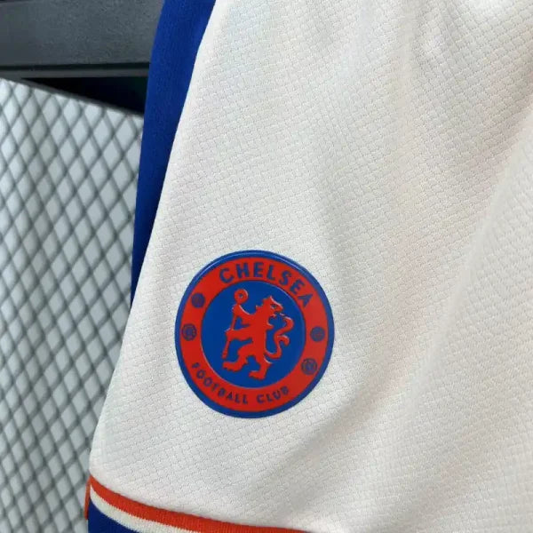 Ensemble enfant Chelsea FC 2024/2025 – Ensemble Extérieur Enfant (Blanc, Beige Bleu)