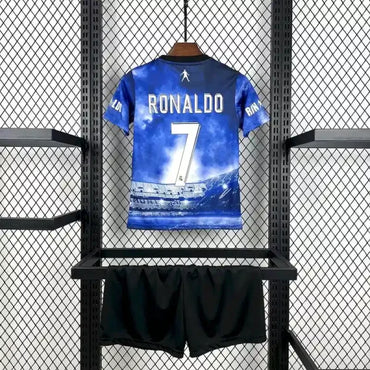 Ensemble enfant Real Madrid 2025/2026 –Edition spéciale CR7 Bleu