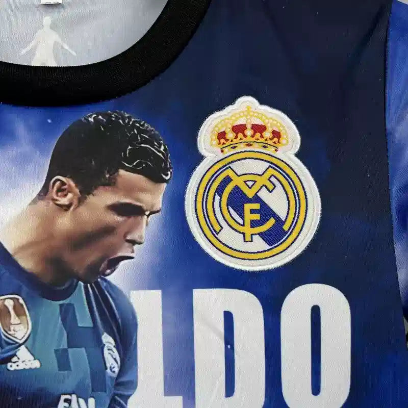 Ensemble enfant Real Madrid 2025/2026 –Edition spéciale CR7 Bleu