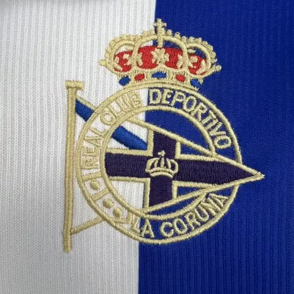 Maillot Rétro Deportivo La Coruña 1999/2000 – Domicile – Homme