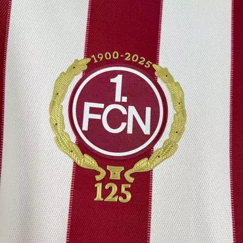 Maillot 1. FC Nuremberg 25/26 – 125e anniversaire duHommage historique signé adidas