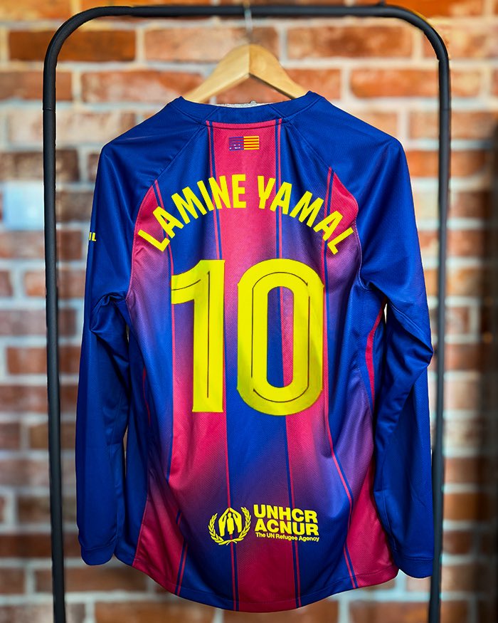 Maillot "Lamine Yamal 10" FC Barcelone - 2025/2026- Domicile-Manches longues