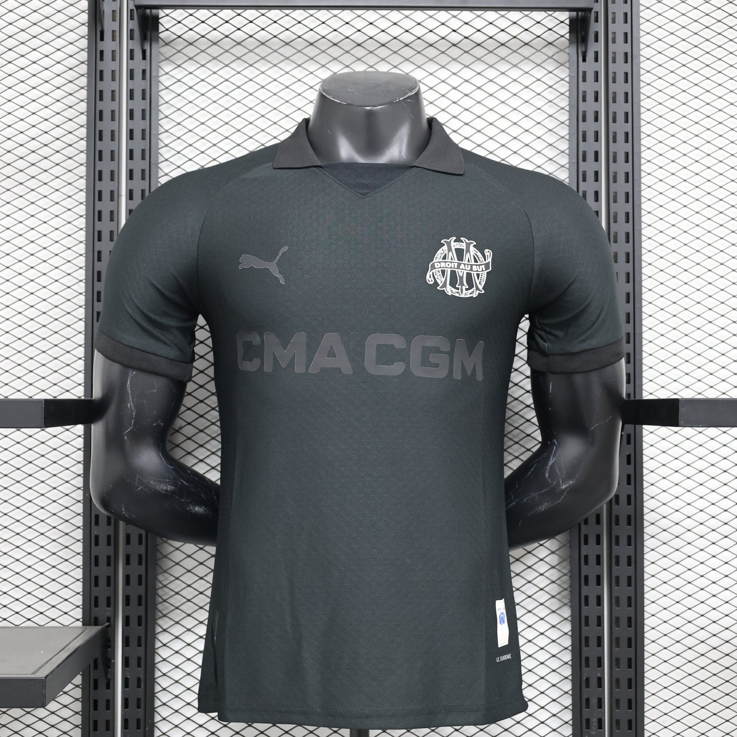 Maillot OM 2024/Maillot 2024/2025 OM Édition anniversary black édition