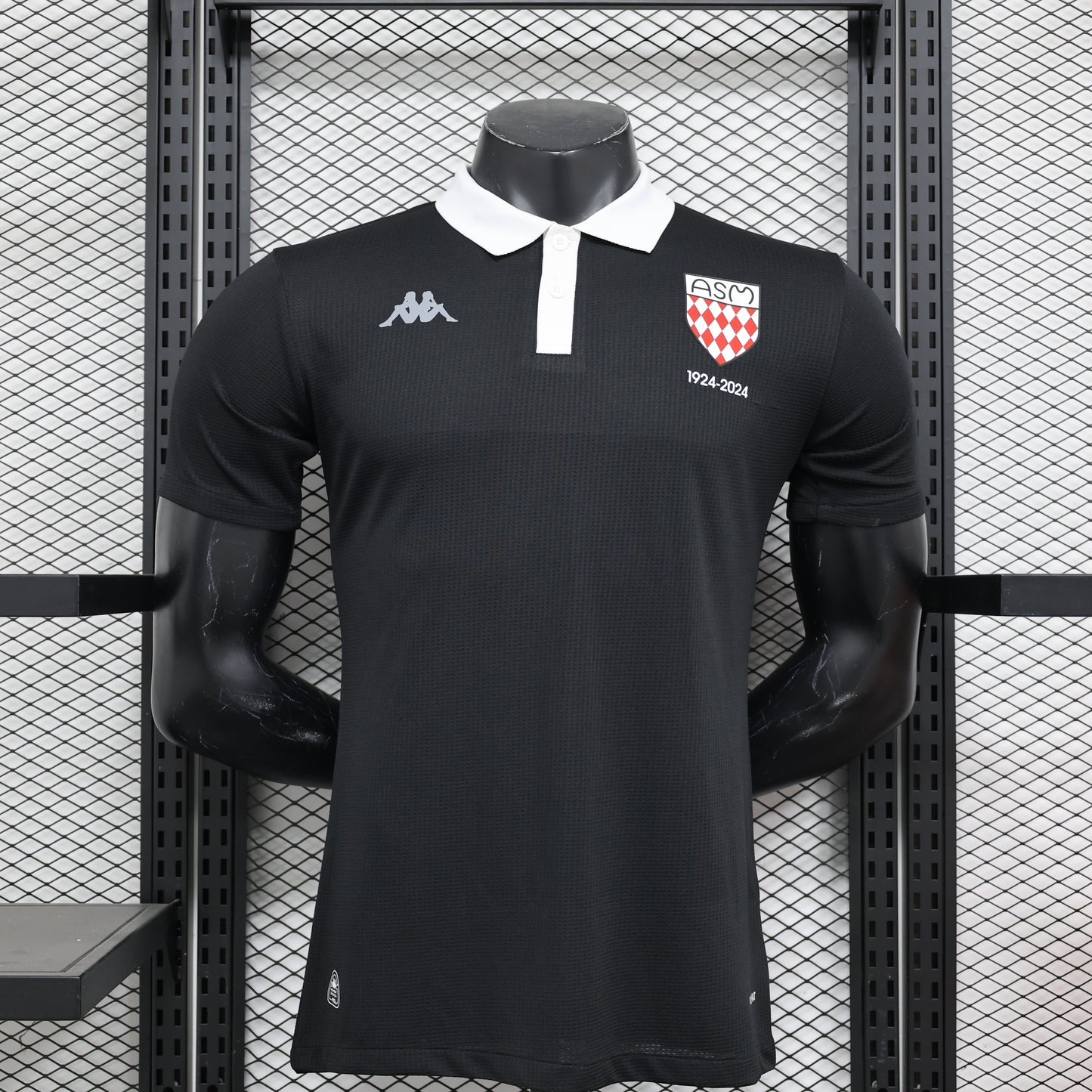 Maillot AS Monaco 2025/2026 Ădition Anniversary 100 ans Black