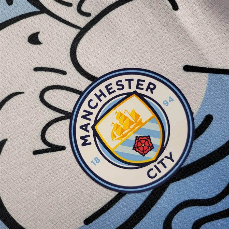 Maillot à Manchester City 2025/2026 édition spéciale « éclair et nuage »