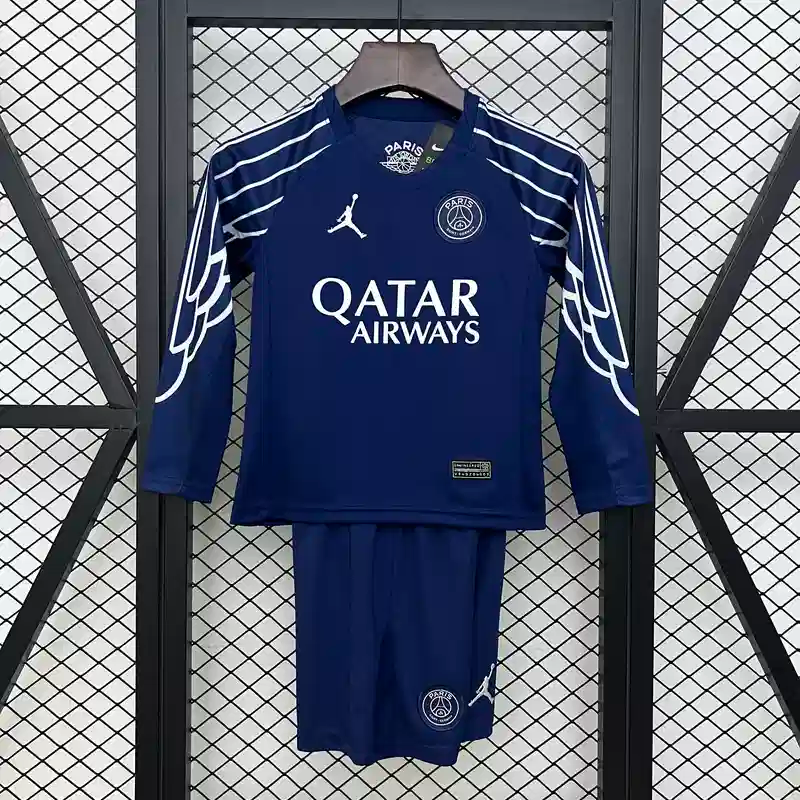 Ensemble Enfant PSG 2024 2025 Manche longue Third