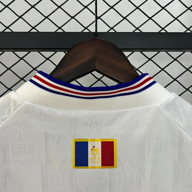 Maillot France Rétro 1996 Extérieur - Blanc