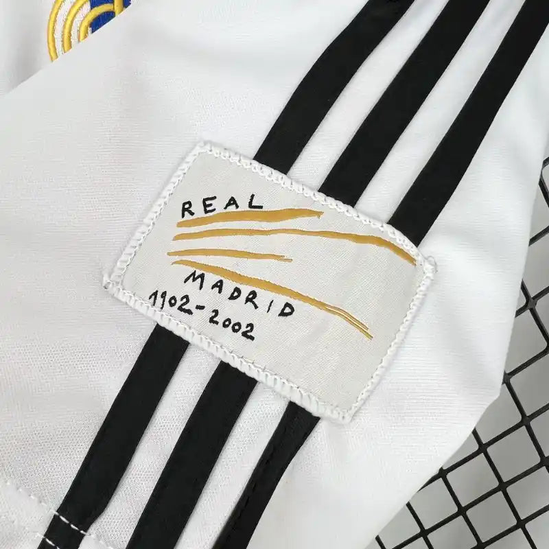 Maillot Real Madrid Rétro Homme 2002/2003 – Domicile Blanc