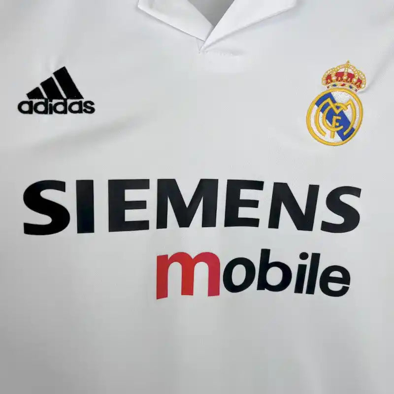 Maillot Real Madrid Rétro Homme 2002/2003 – Domicile Blanc