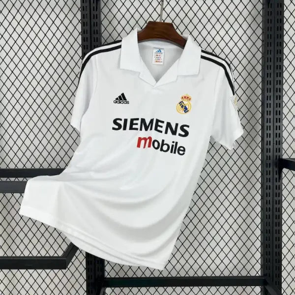 Maillot Real Madrid Rétro Homme 2002/2003 – Domicile Blanc