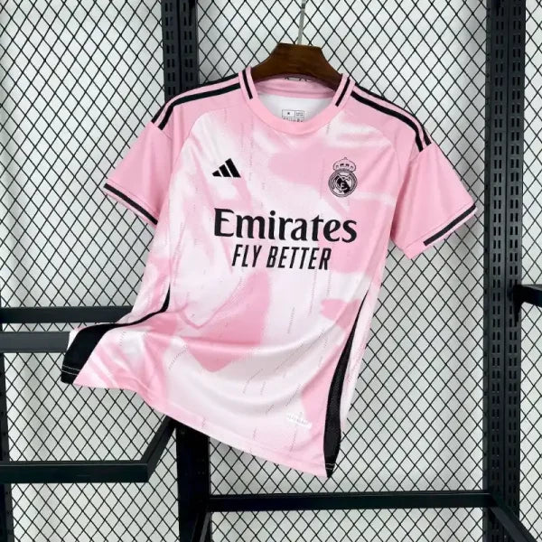 Maillot Real Madrid 2025/26 Editions Spécial Rose et Blanc- Manches courtes