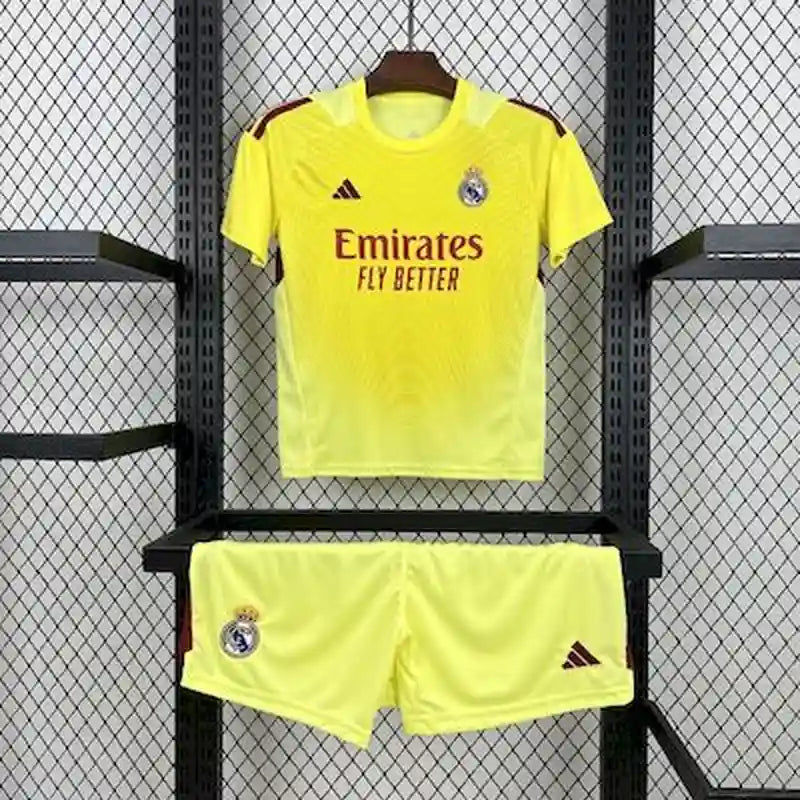 Maillot Gardien Real Madrid 2024/2025 – Troisième Tenue Jaune