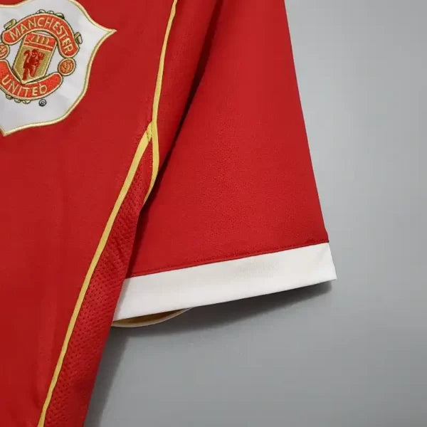 Maillots Manchester United 2006/2007 – Maillot Domicile Rétro Homme Manches courtes