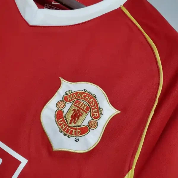 Maillots Manchester United 2006/2007 – Maillot Domicile Rétro Homme Manches courtes