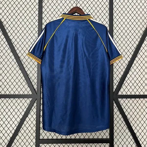 Maillot Real Madrid Rétro Homme 1998/2000 – Extérieur Bleu Marine