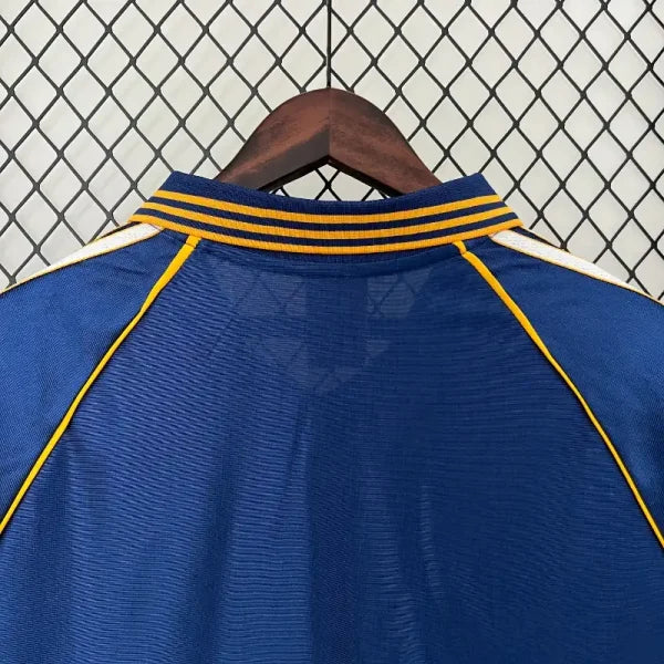 Maillot Real Madrid Rétro Homme 1998/2000 – Extérieur Bleu Marine