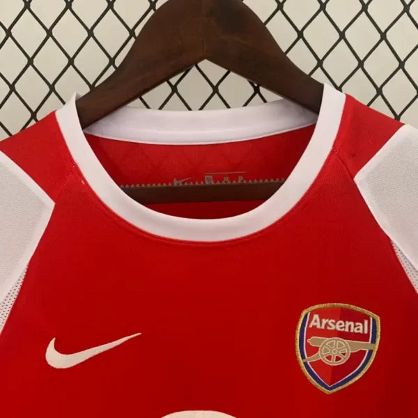 Maillot Rétro Arsenal 2002/2004 – Domicile(Manches Longues)